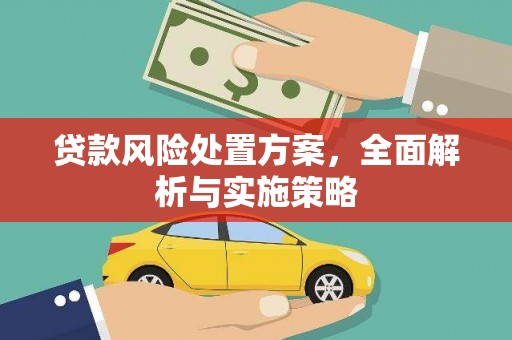康马贷款风险处置方案，全面解析与实施策略