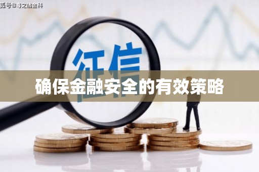 康马确保金融安全的有效策略