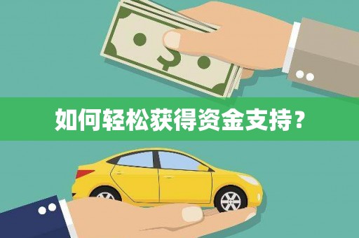 康马如何轻松获得资金支持？