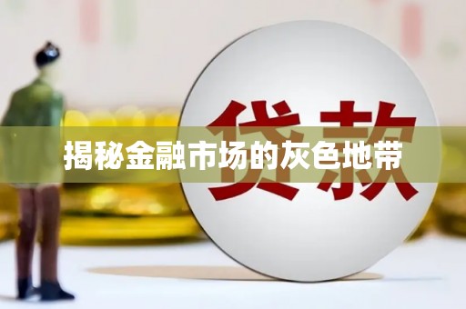 康马揭秘金融市场的灰色地带