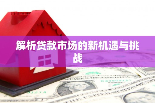 康马解析贷款市场的新机遇与挑战