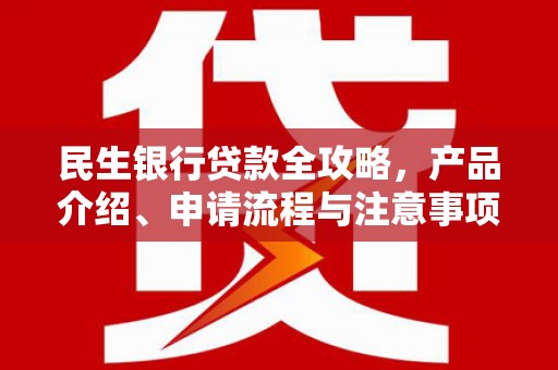 康马民生银行贷款全攻略，产品介绍、申请流程与注意事项